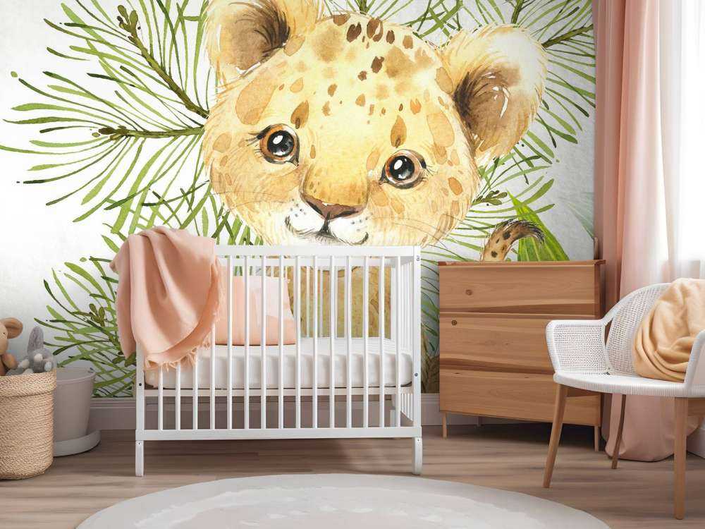 Cucciolo di leone di Savana