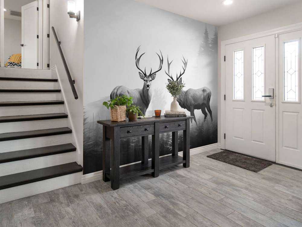 Simmetria del Cervo nella Foresta Nebbiosa