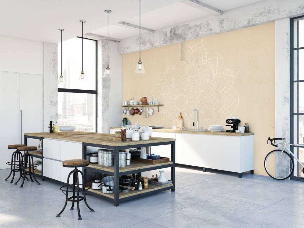 Atmosfera di mandala beige