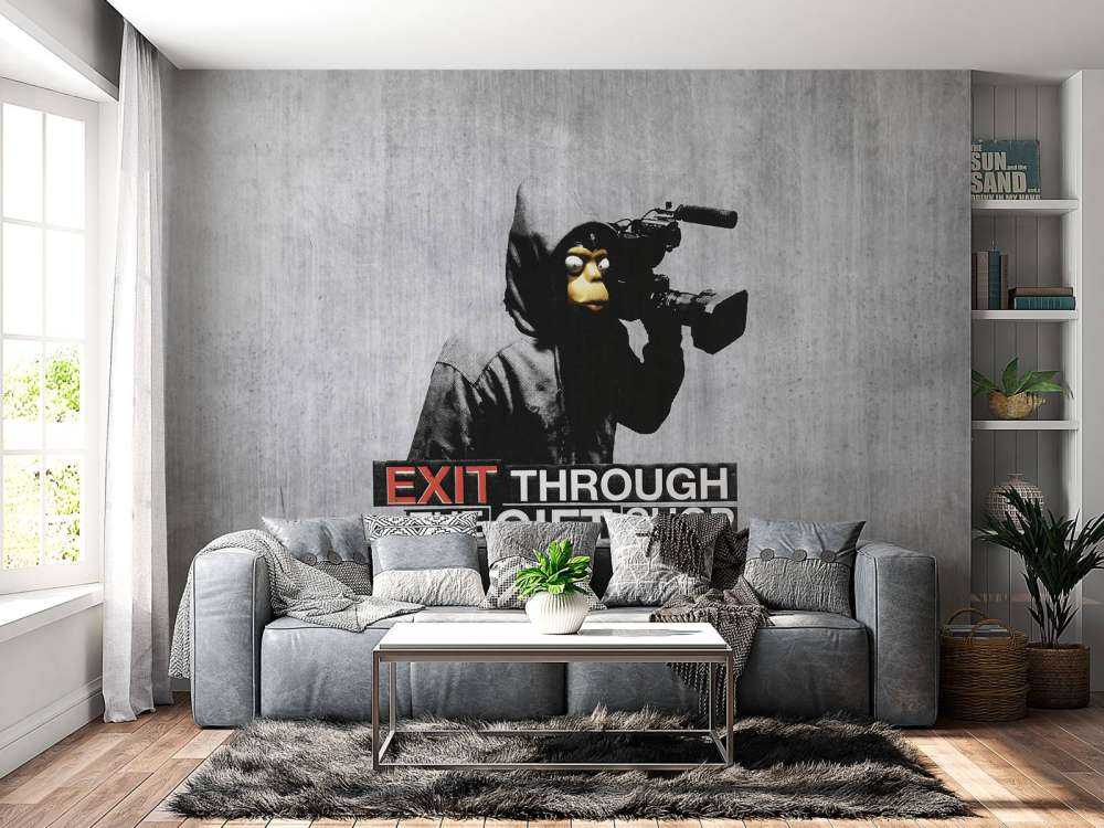 Banksy - ETTGS, grey concrete