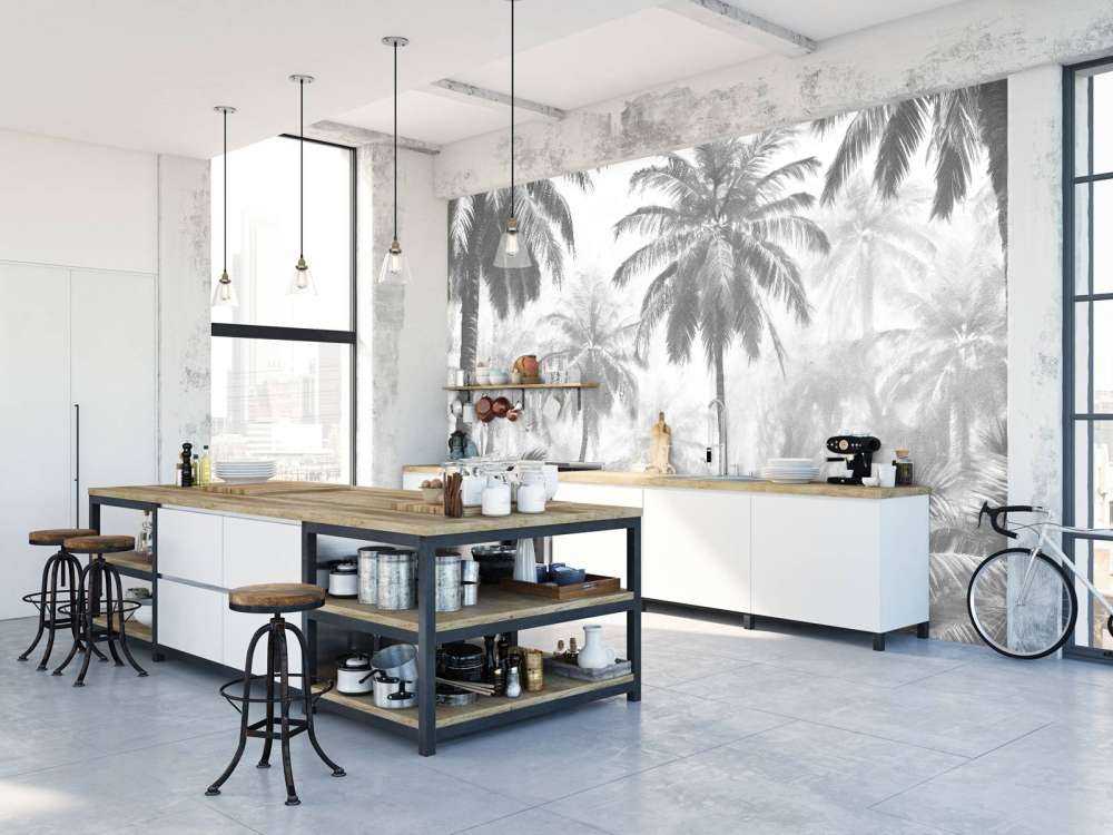 Foresta di Palme Nebbiosa