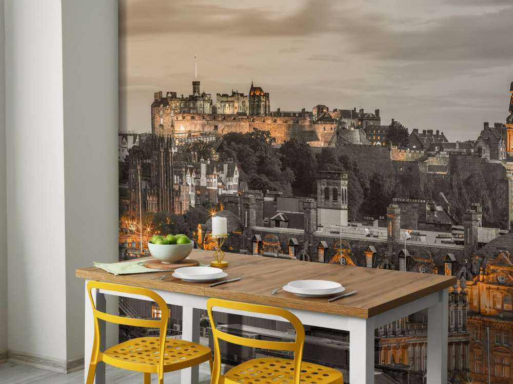 Edinburgh Castle and The Balmoral Hotel, Scotland