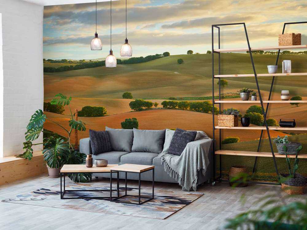 Paesaggio con le montagne