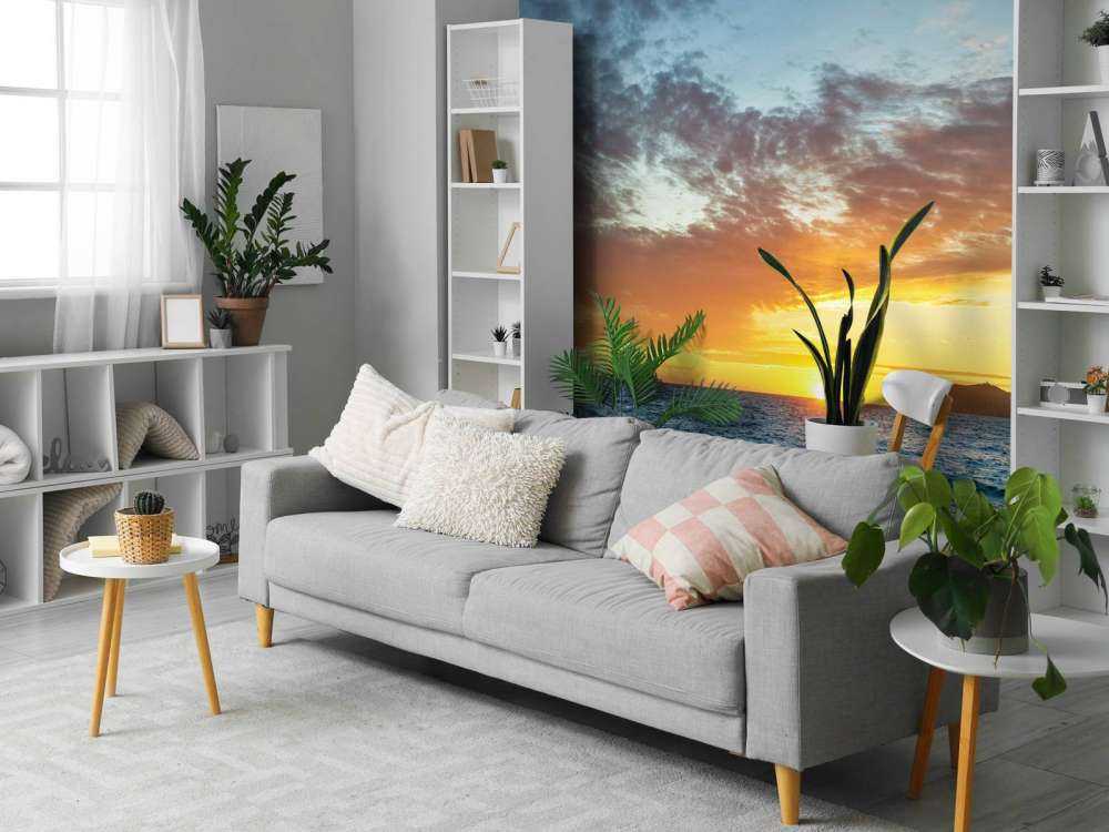 Tramonto su un'isola