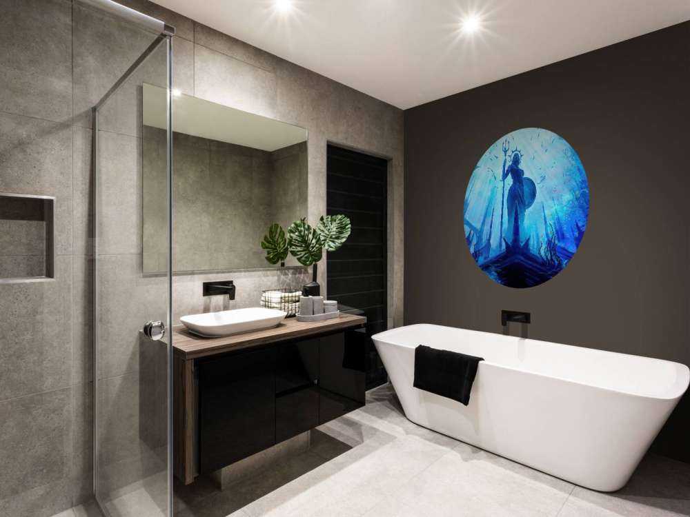 Dea greca nel mondo sottomarino