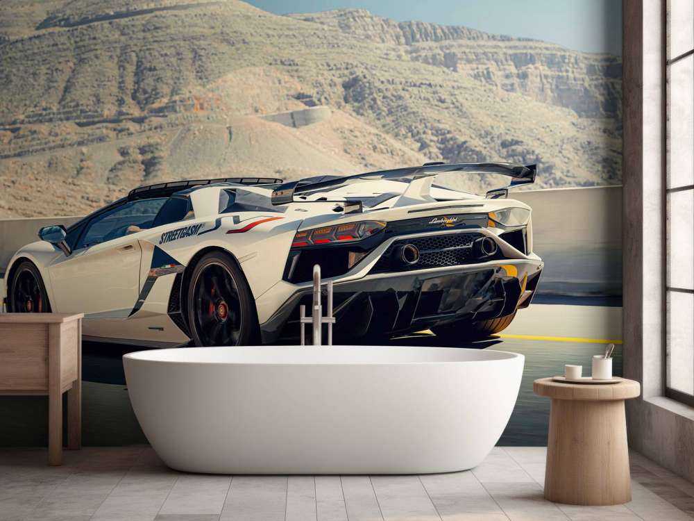 Supercar su passo montano