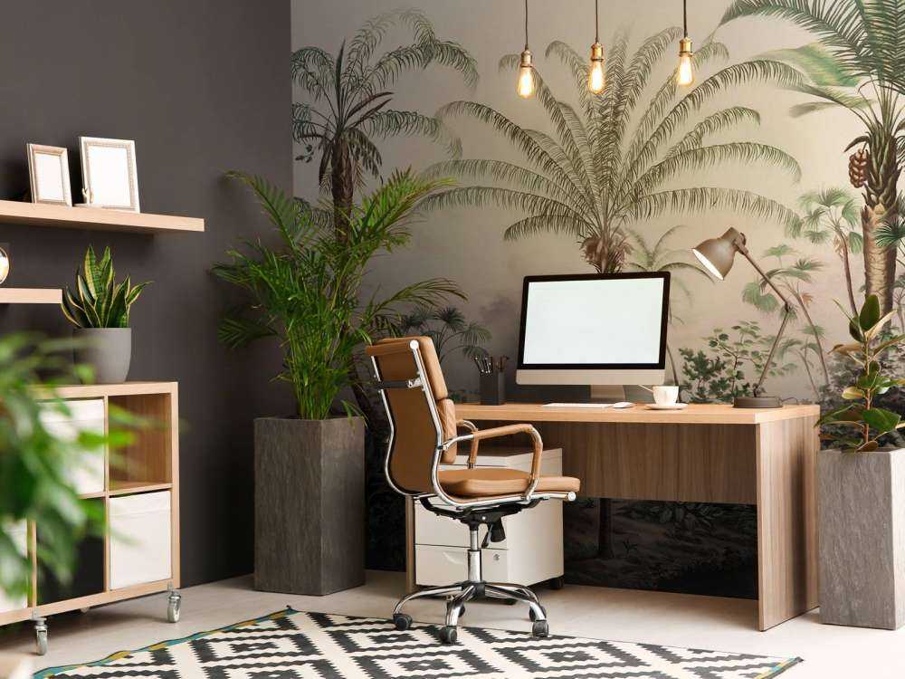 Tropicali Romantici Verde Scuro