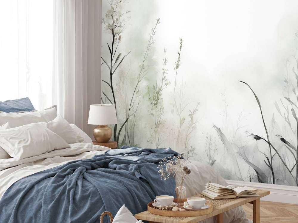 Silenzio Mattutino Nebbioso Bianco