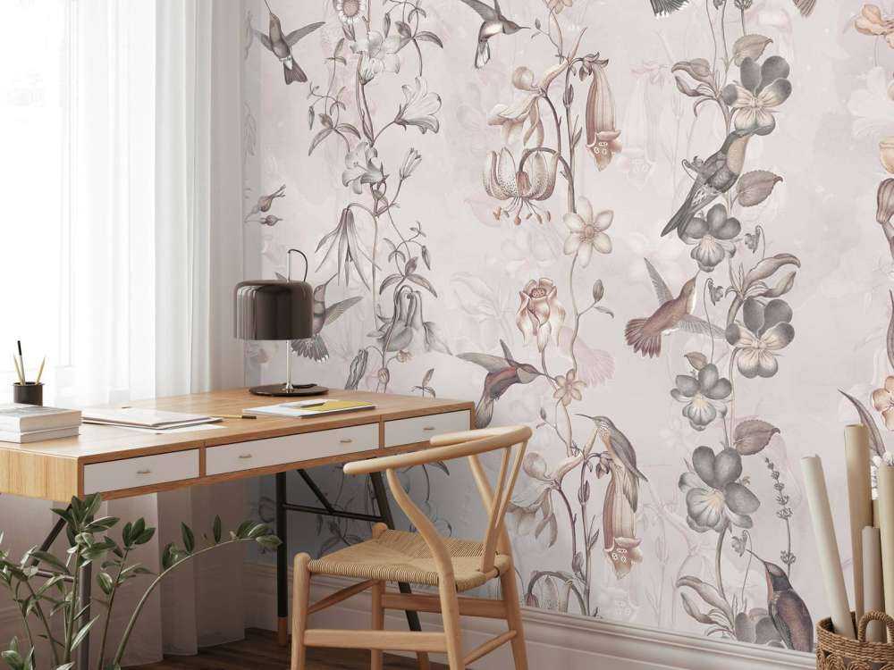 Fiori di prato e giardino giallo chiaro