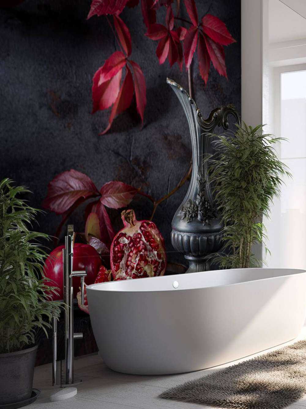 Lattina di vino rosso e frutta rossa