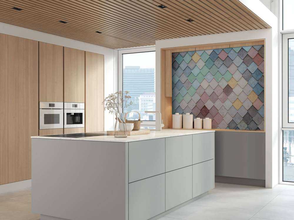 Piastrelle color pastello