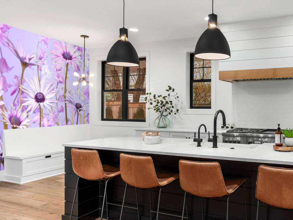 Fiori viola colorati