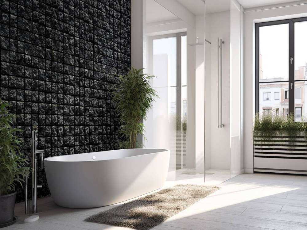 Pietre nere quadrate 