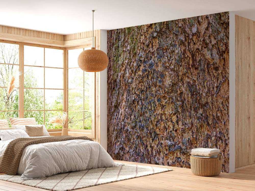 Corteccia d'albero marrone 