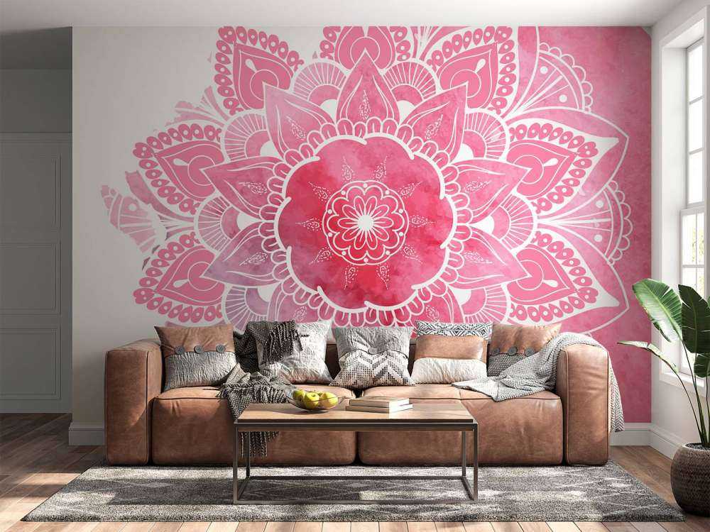 Mandala con motivo floreale