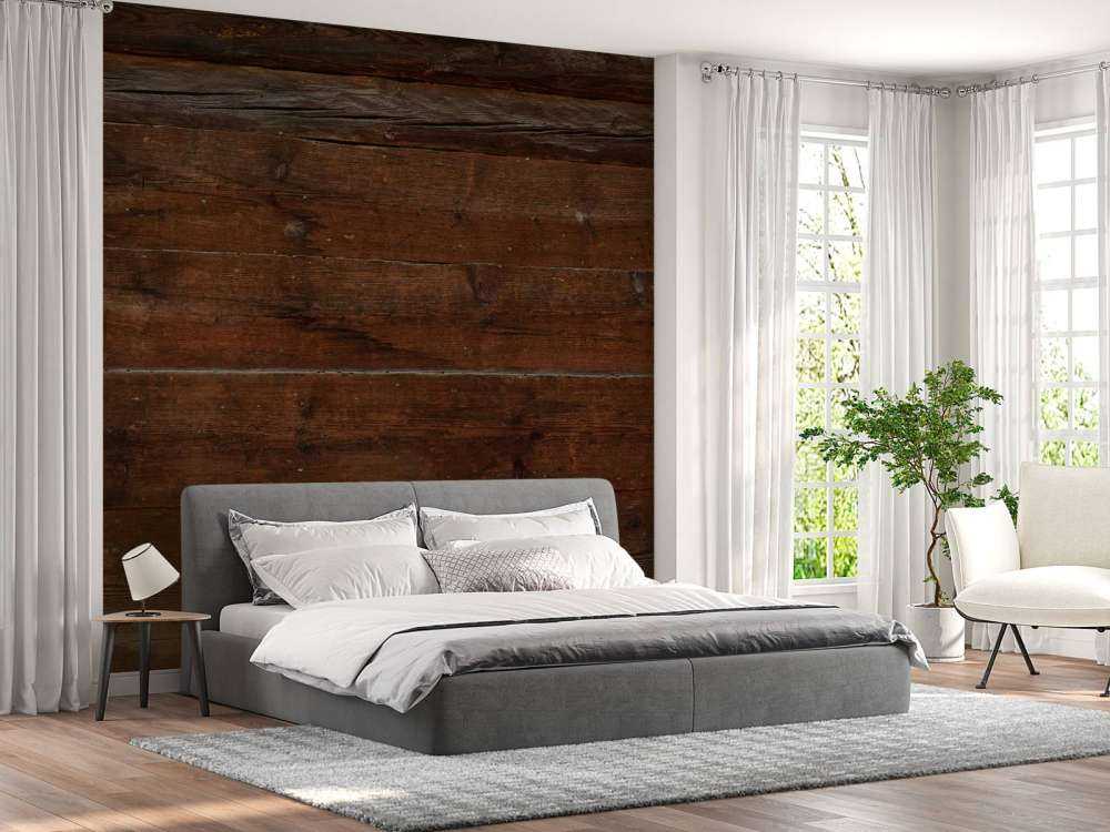 Varie tavole di legno scuro