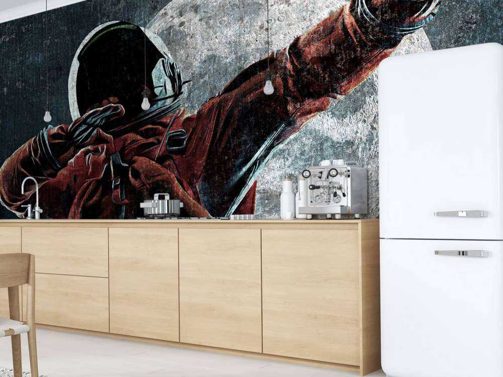 Astronauta che fa il dab