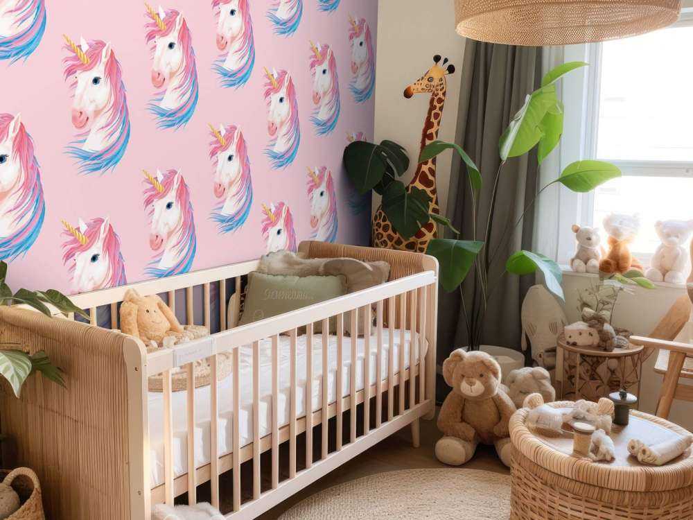 Unicorno bianco con corno dorato