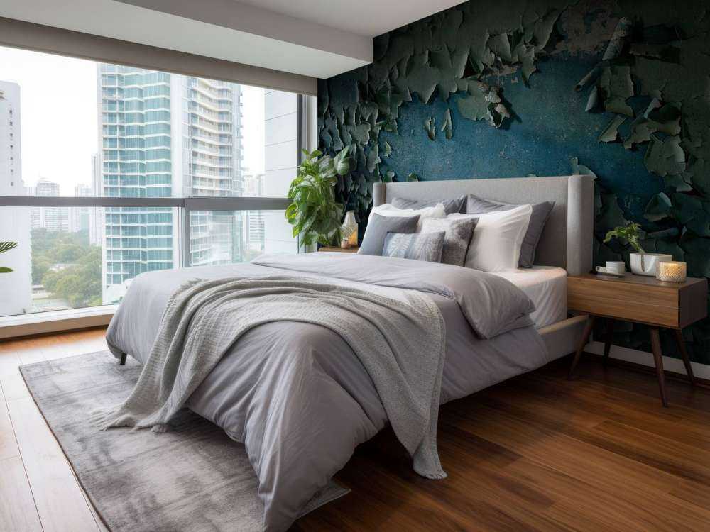 Parete di vernice invecchiata