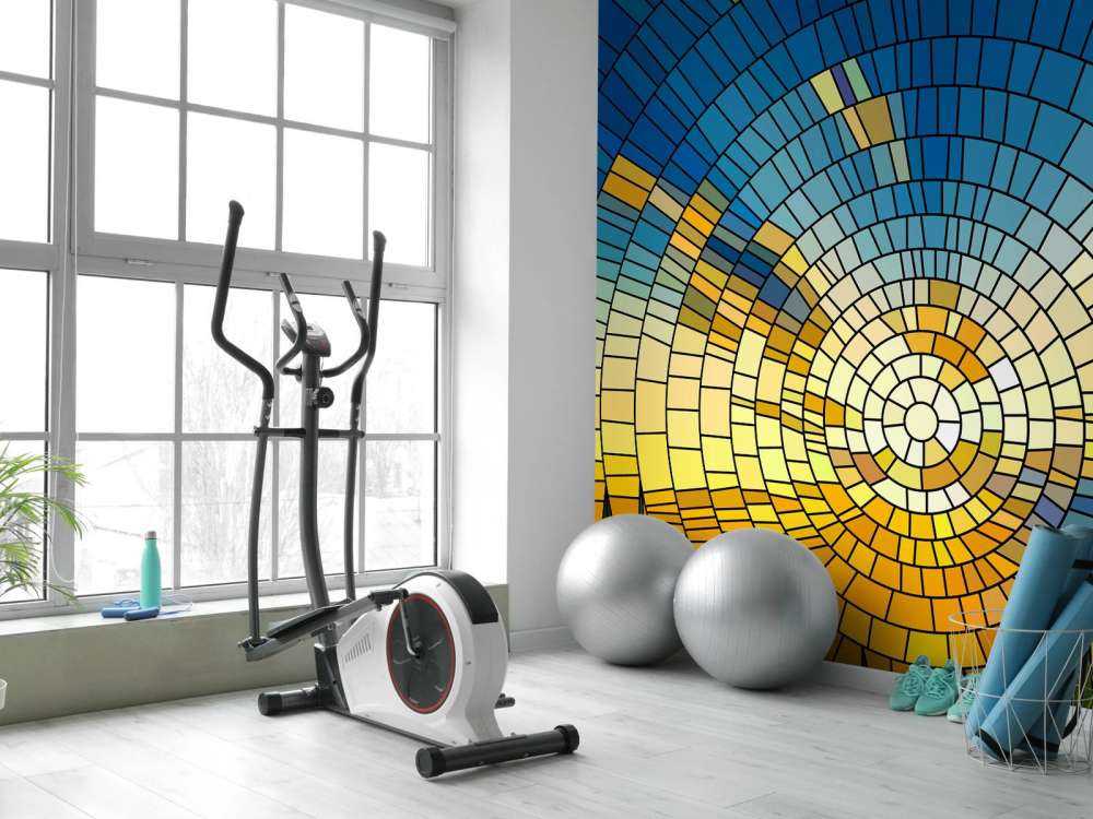 Tramonto su un prato