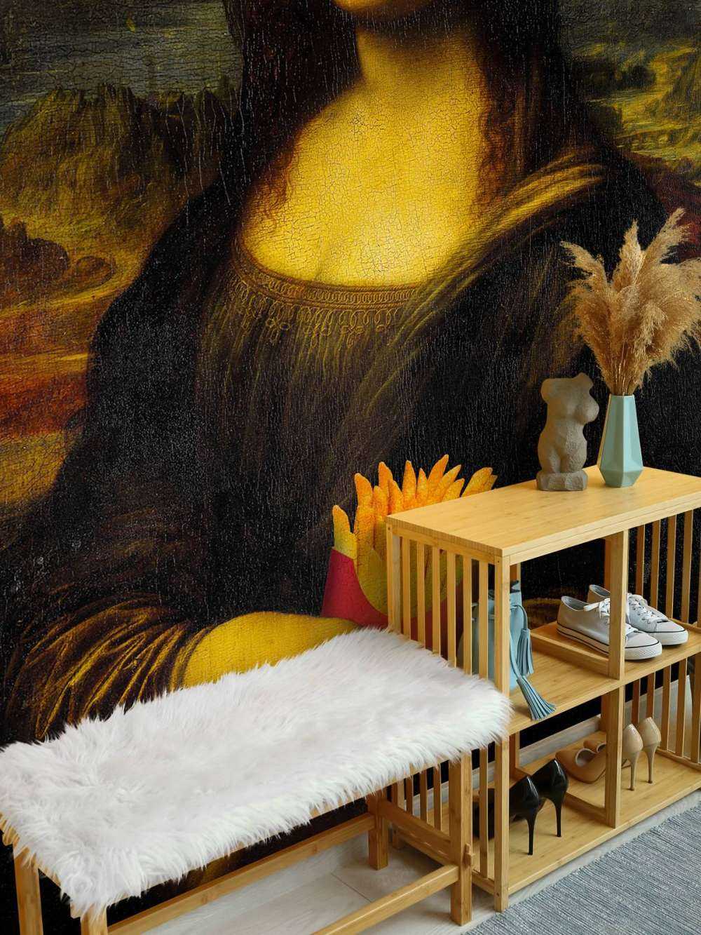 Monna Lisa con patatine fritte