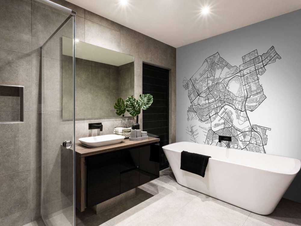 Mappa di Rotterdam, bianco