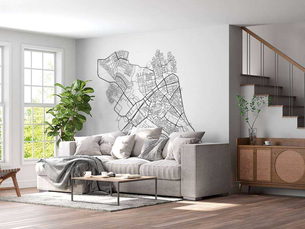 Mappa di Zwolle, bianco