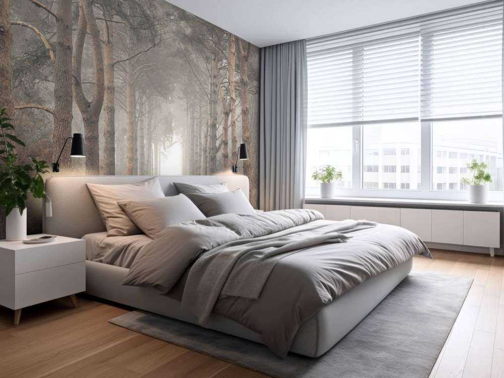 Foresta nella nebbia