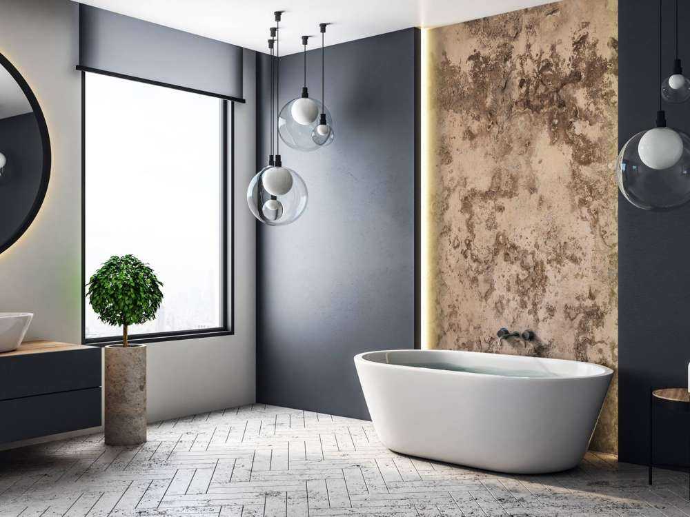 Calcestruzzo con stucco