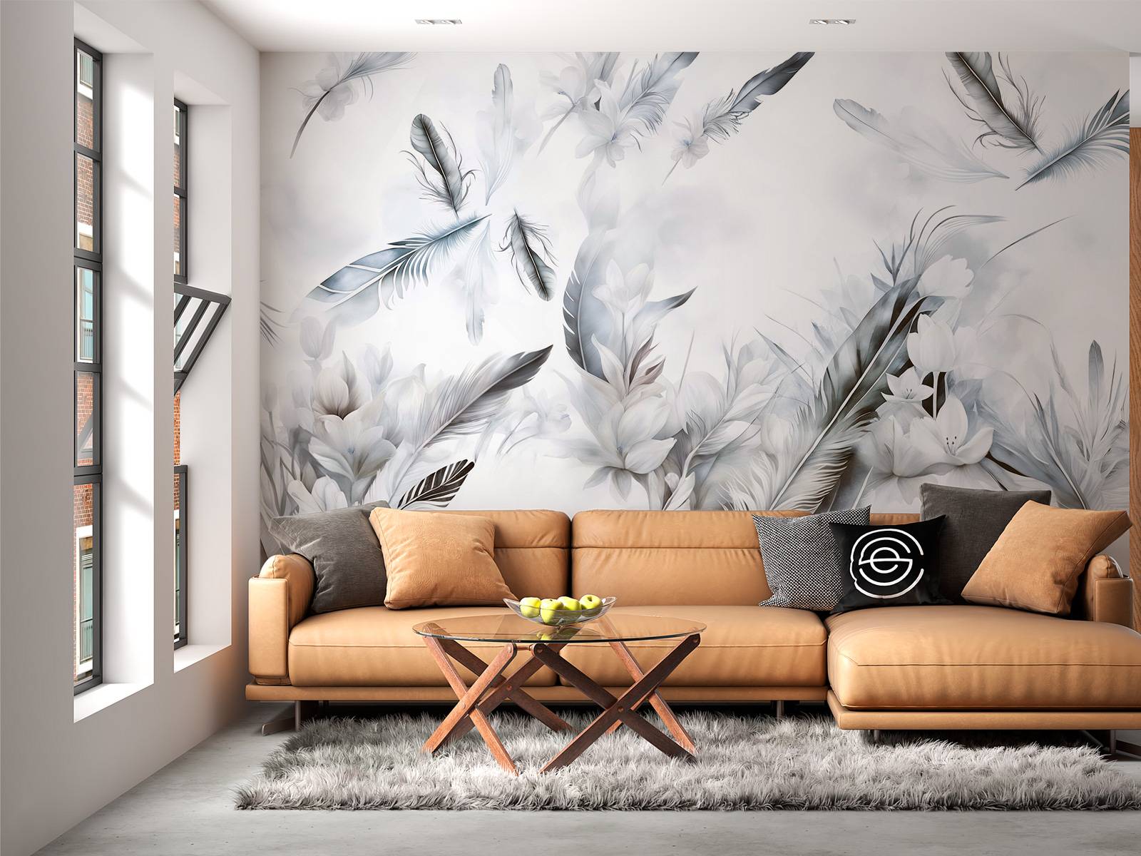 Carta da parati - Amore Tenero Blu, image size:1600x1200