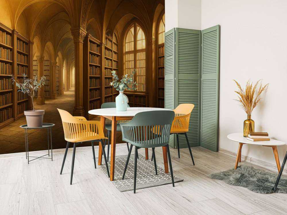 Biblioteca ad arco dorato