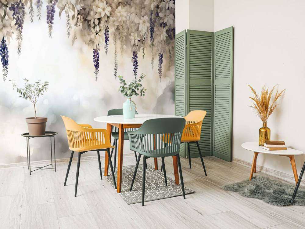 Gentile Giardino di Glicine Giallo