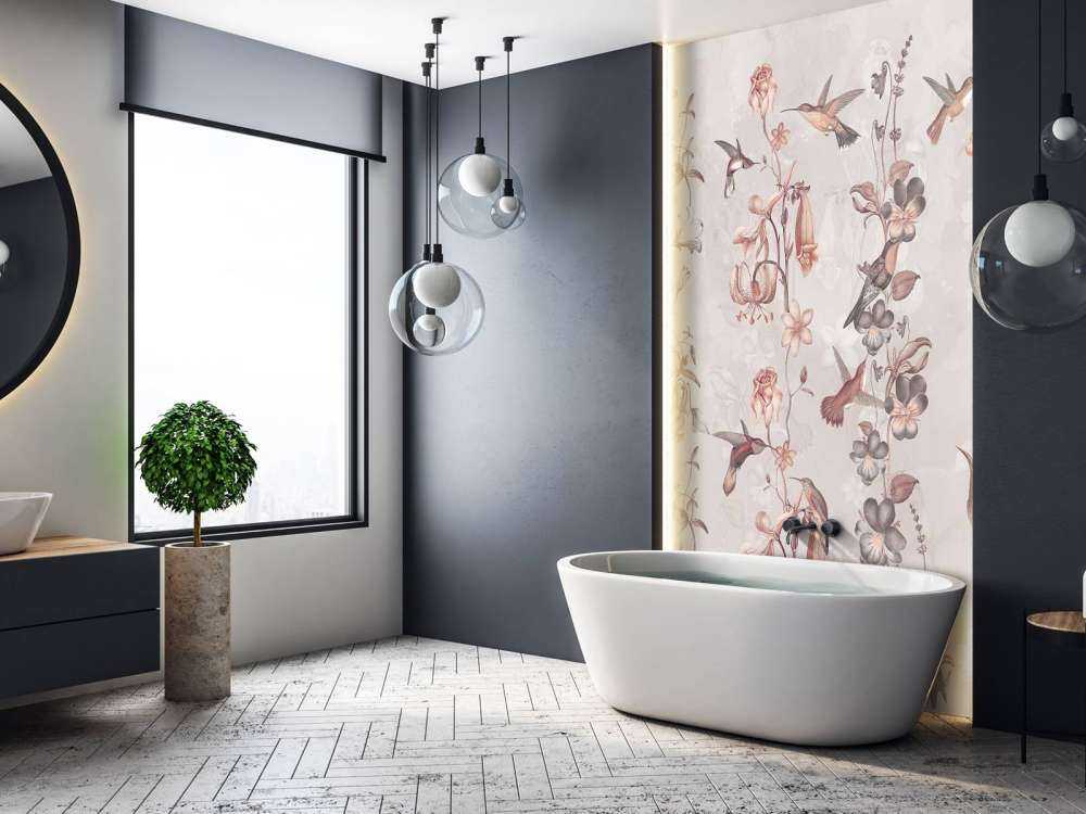 Fiori di prato e giardino rosa antico