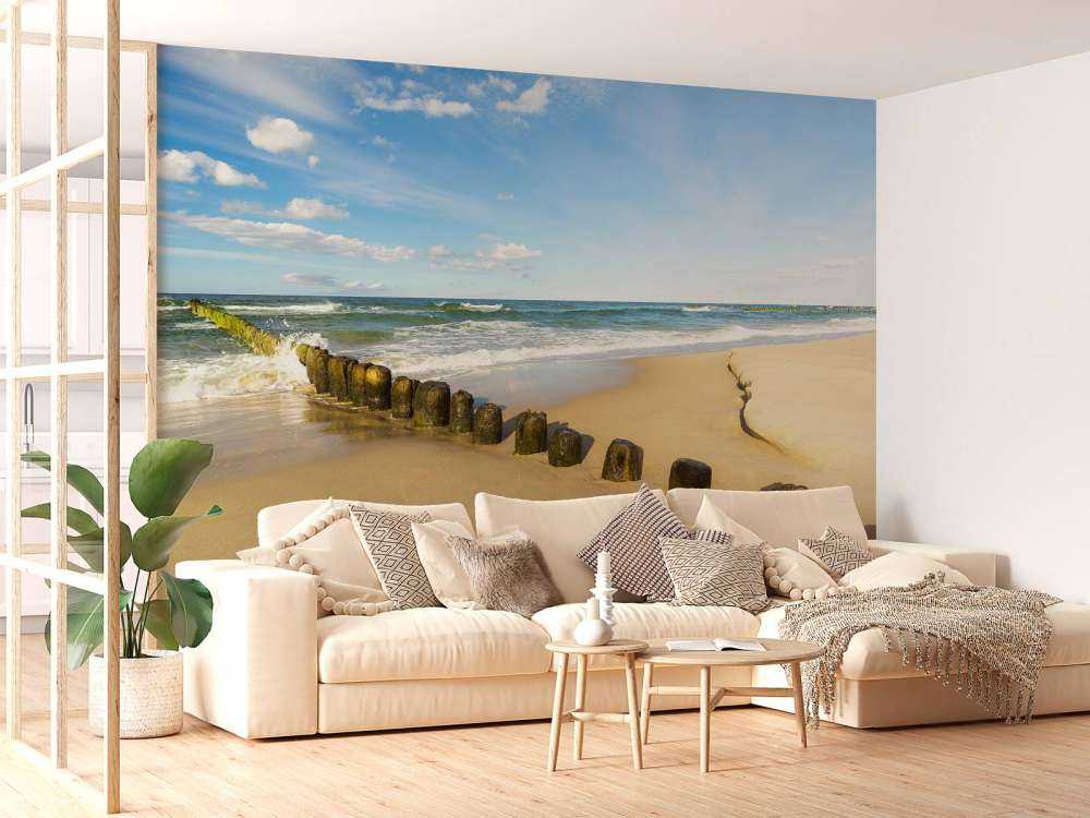 Spiaggia in una bella giornata