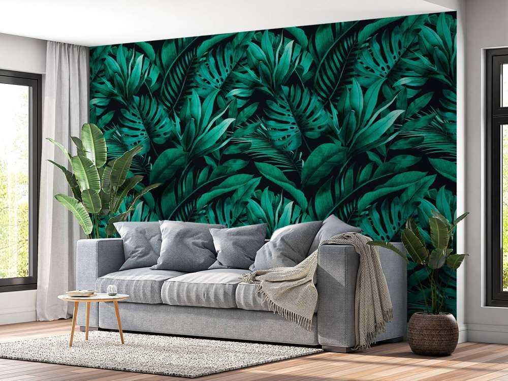 Diverse foglie verdi