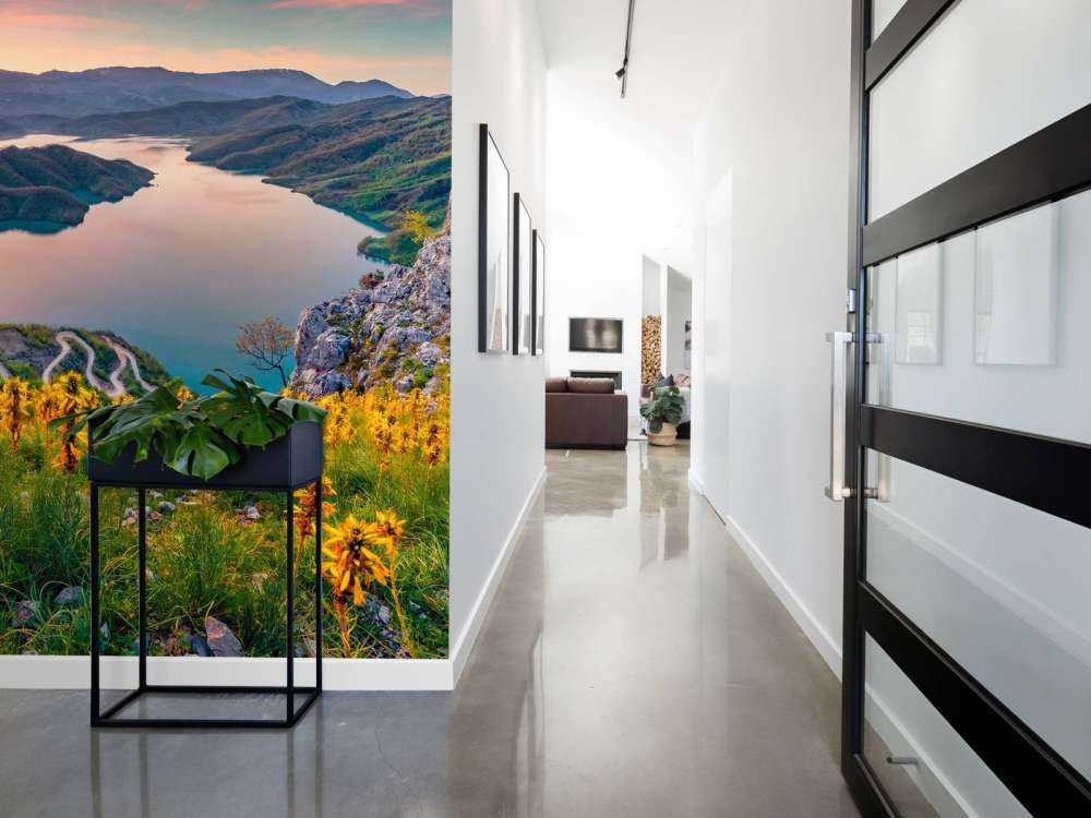 Alba sul lago Bovilla