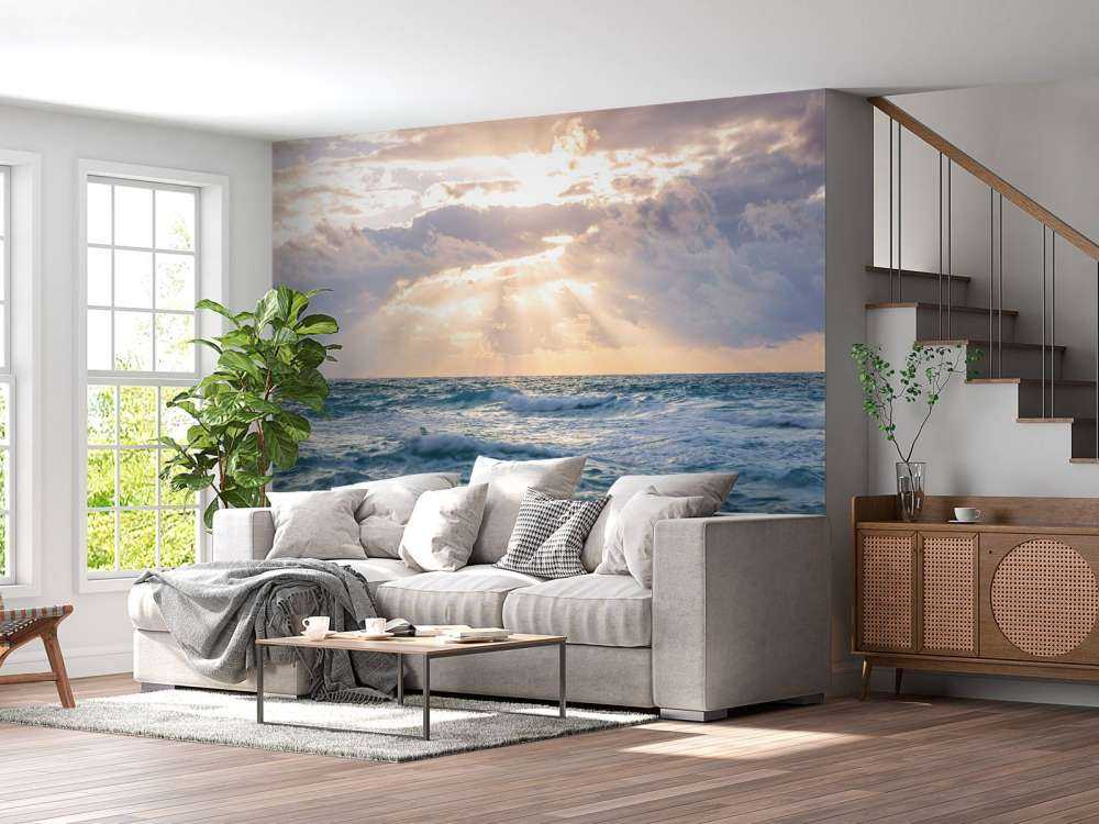 Raggi di sole sul mare