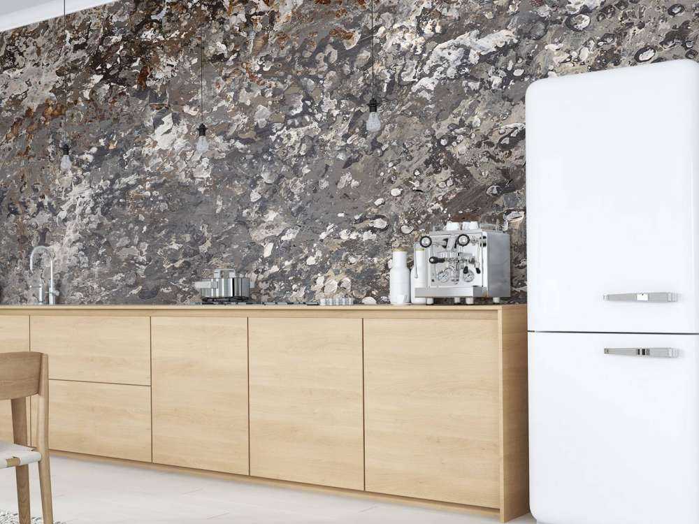 Parete struttura grigia