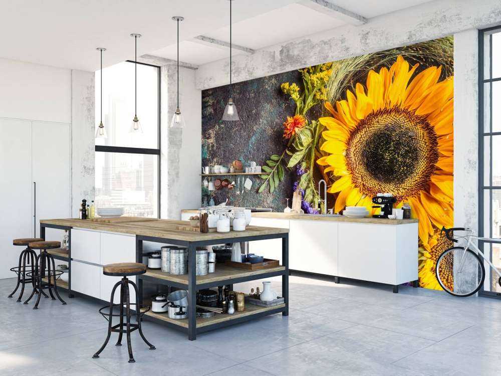 Statua floreale autunnale