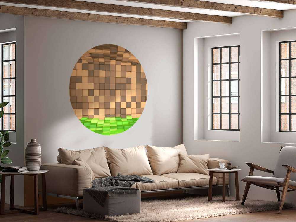 Paesaggio 3D Minecraft
