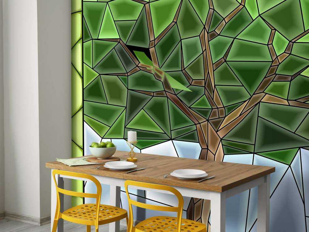 Mosaico di un albero