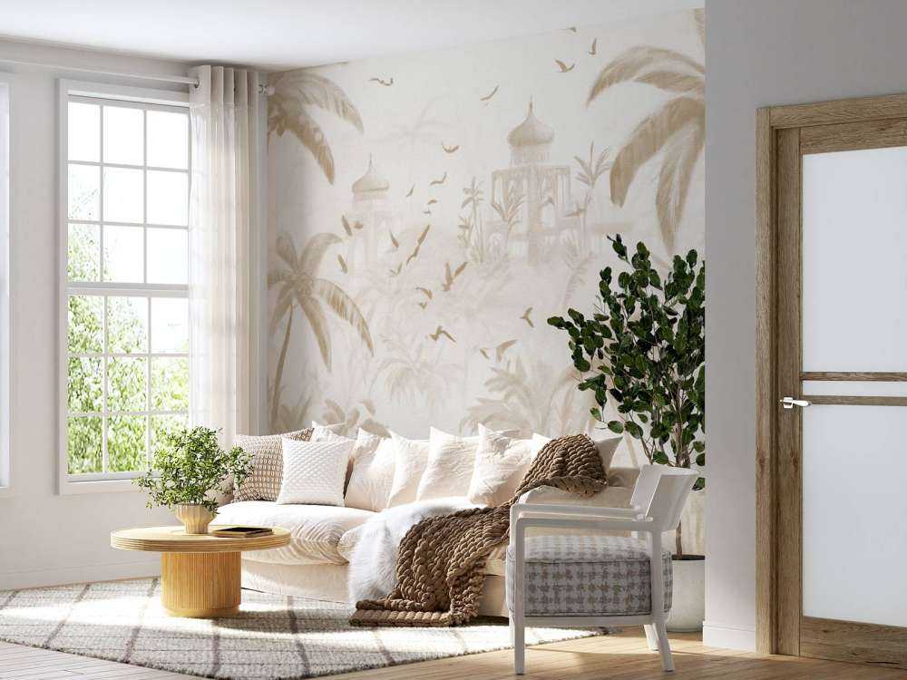 Giardino Orientale all'Alba, taupe