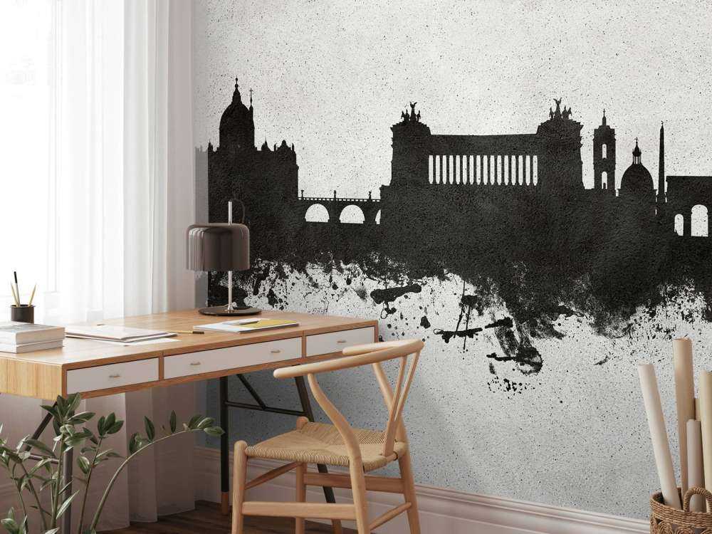 Acquerello skyline, Roma