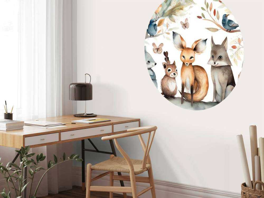 Narrazione del Bosco Insieme Acquerello