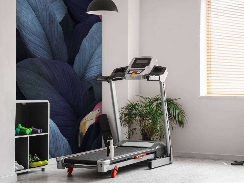 Fenicotteri con foglie