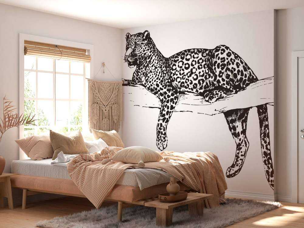 Leopardo disegnato