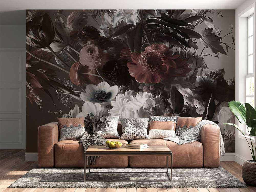 Grande bouquet con anemoni rosa