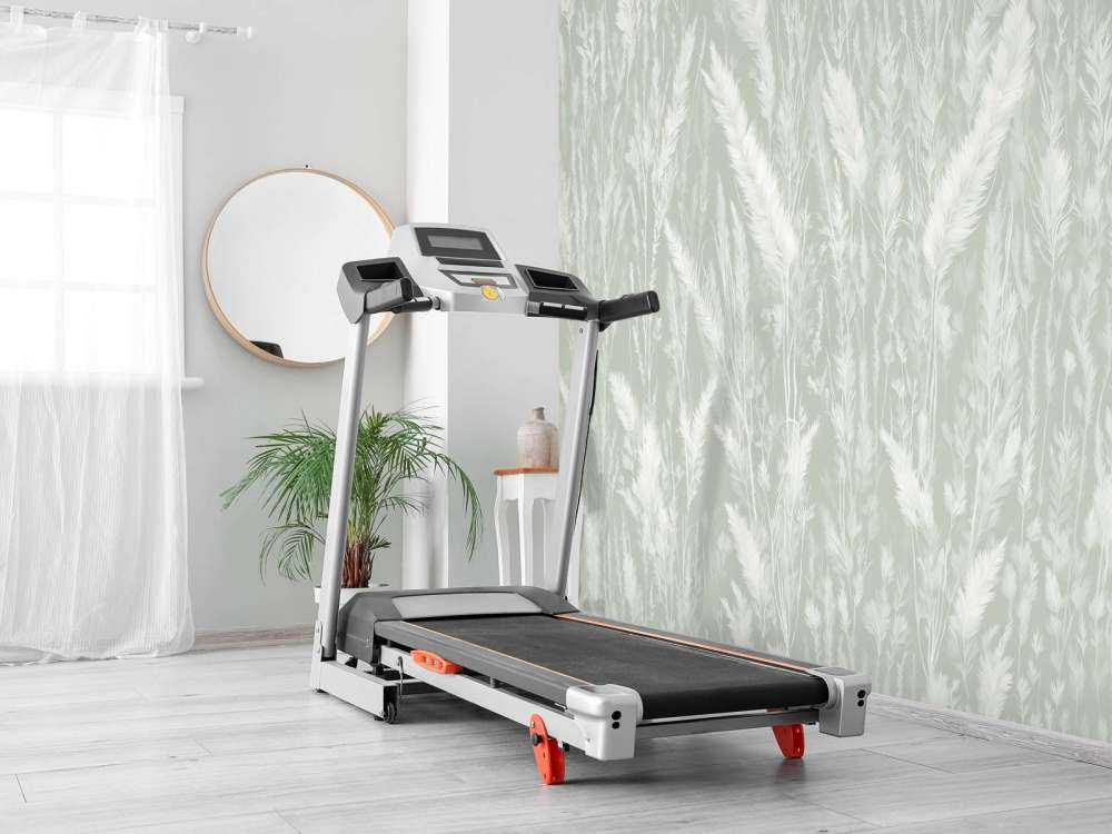 Muro di erbe di campo - verde