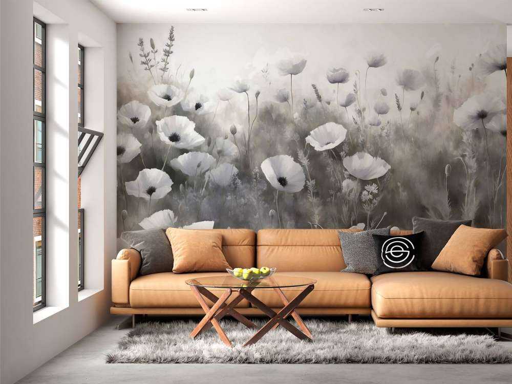 Danza di fiori selvatici - grigio