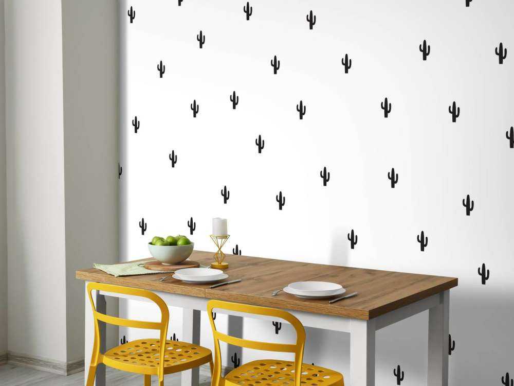 Cactus in bianco e nero